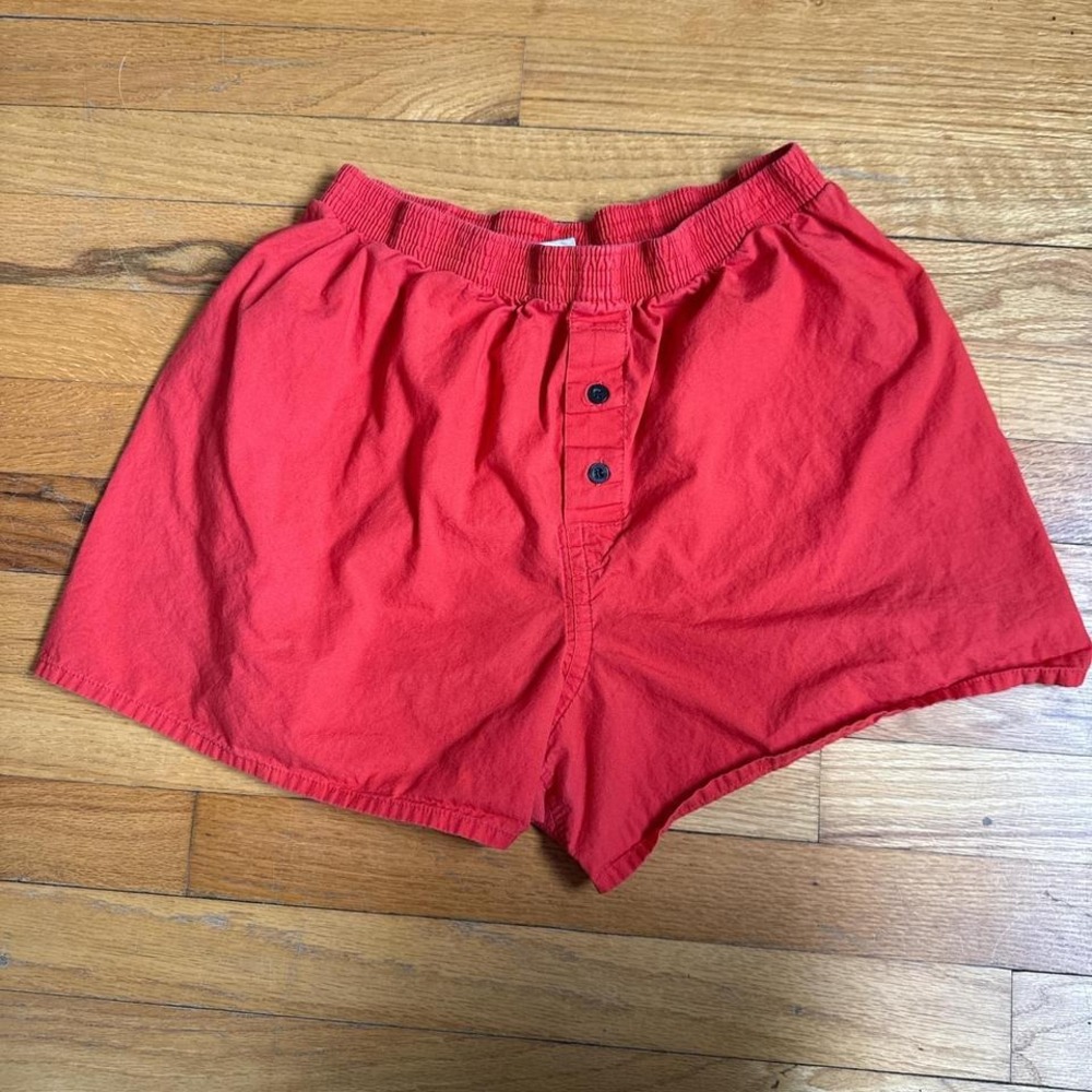 Red shorts